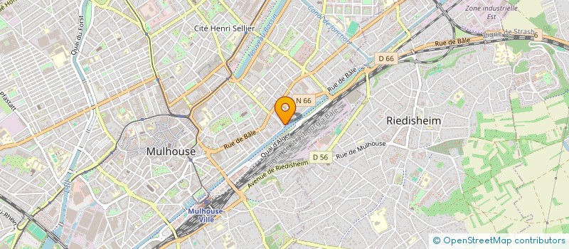localisation de l'entreprise ALLO CASI TRANSCOLIS à MULHOUSE