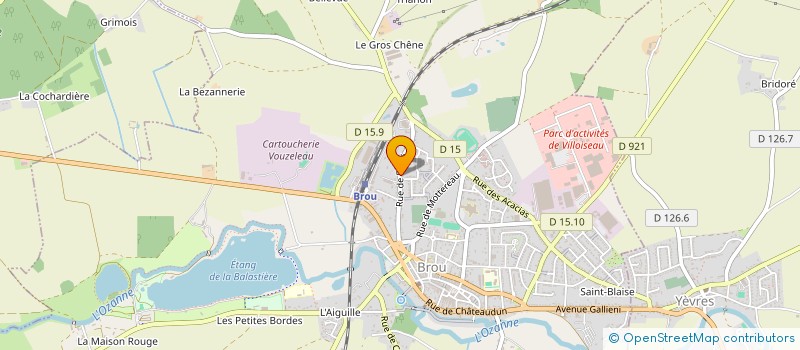 localisation de l'entreprise ALLO CHAUFFAGE 28 à BROU