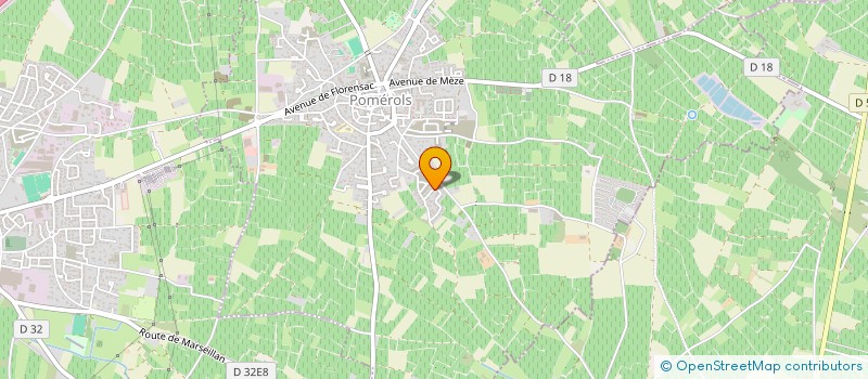 localisation de l'entreprise ALLO-CHRIS  FLORENSAC