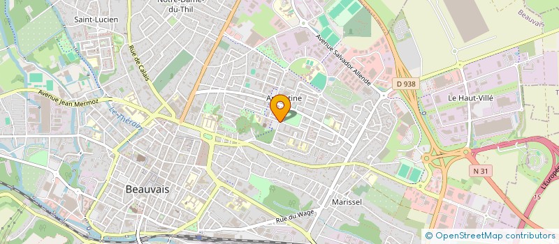 localisation de l'entreprise ALLO COCO TOP DISTRIBUTION  BEAUVAIS