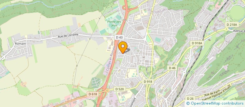 localisation de l'entreprise ALLO ! COMMISSIONNAIRE à LONGWY