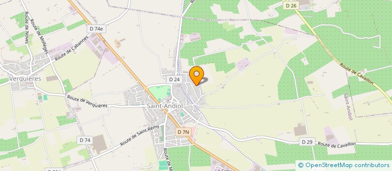 localisation de l'entreprise ALLO CONSTRUCTION  SAINT-ANDIOL