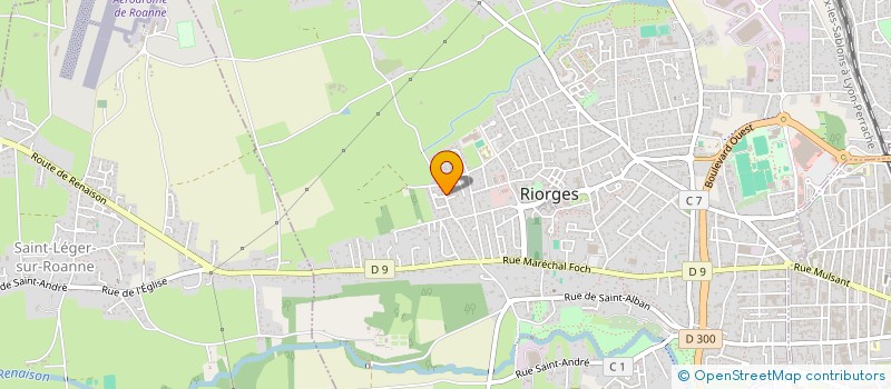 localisation de l'entreprise ALLO CONTROLES MAINTENANCE à RIORGES