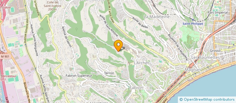 localisation de l'entreprise ALLO COURSES 06  VIDAUBAN