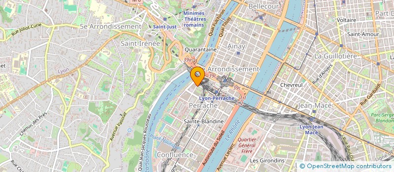 localisation de l'entreprise ALLO COURSES EXPRESS  LYON