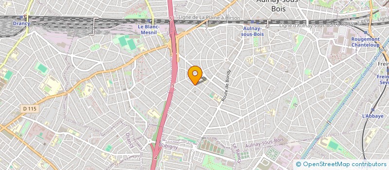 localisation de l'entreprise ALLO COURSES EXPRESS SERVICES à AULNAY-SOUS-BOIS