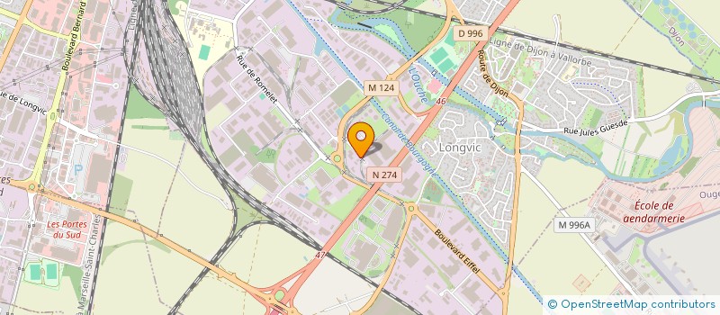 localisation de l'entreprise ALLO CTRE CONTROLE TECH POIDS LOURDS à LONGVIC