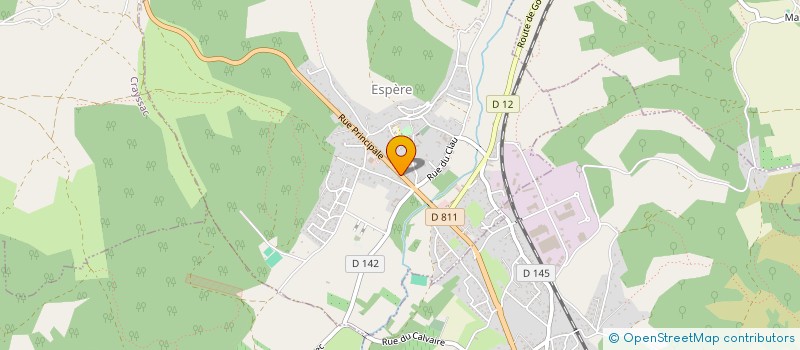 localisation de l'entreprise ALLO CUIS'TO  ESPERE