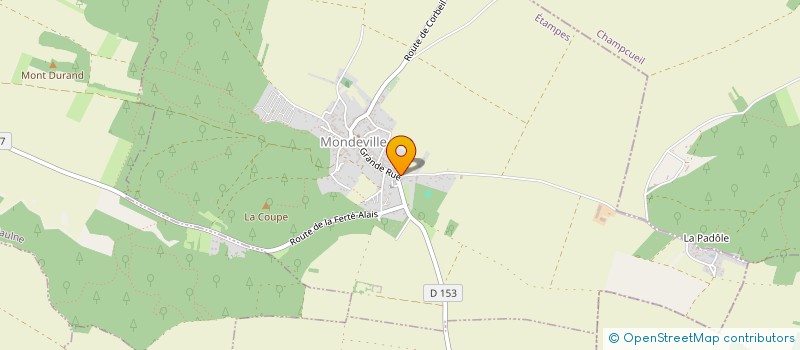 localisation de l'entreprise ALLO DAMIEN  MONDEVILLE