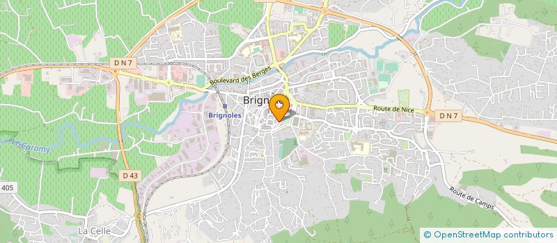 localisation de l'entreprise ALLO DEBOUCHAGE EXPRESS à BRIGNOLES