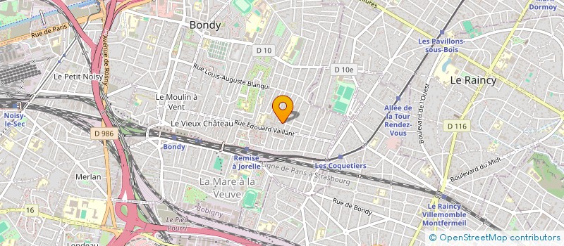 localisation de l'entreprise ALLO DEBOUCHEUR  BONDY