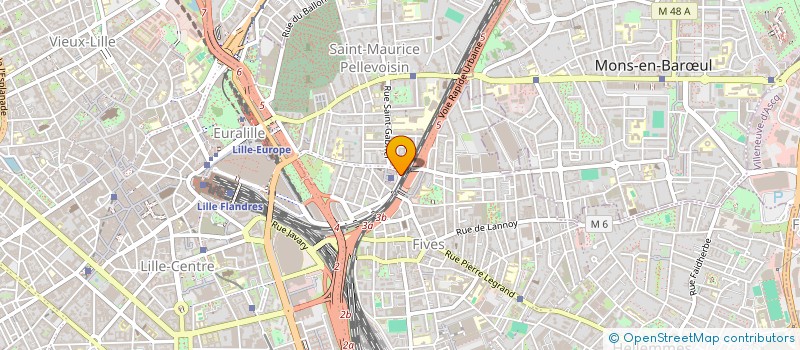 localisation de l'entreprise ALLO DELICE à LILLE