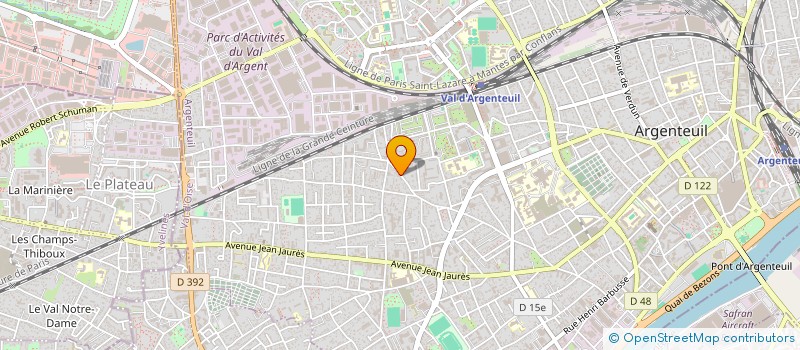 localisation de l'entreprise ALLO DEPANNAGE  ARGENTEUIL