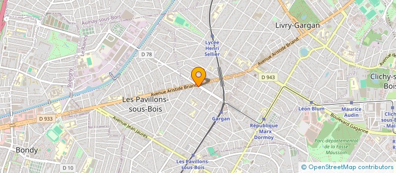 localisation de l'entreprise ALLO DEPANNAGE ASSISTANCE à LES PAVILLONS-SOUS-BOIS