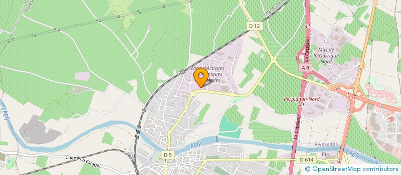 localisation de l'entreprise ALLO DEPANNAGE MAINTENANCE  RIVESALTES