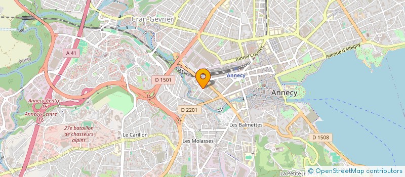 localisation de l'entreprise ALLO DEPANNAGE SERRURERIE à ANNECY