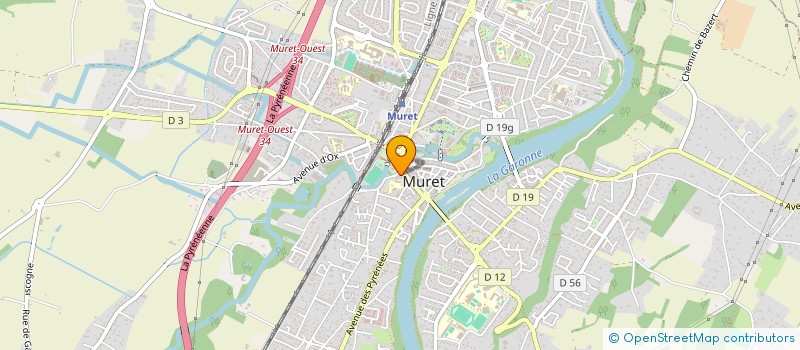 localisation de l'entreprise ALLO DOMICILE MULTI-SERVICES à MURET