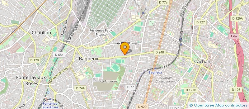 localisation de l'entreprise ALLO DOWN TOWN TRANSPORT à BAGNEUX