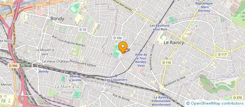 localisation de l'entreprise ALLO ECO à LES PAVILLONS-SOUS-BOIS