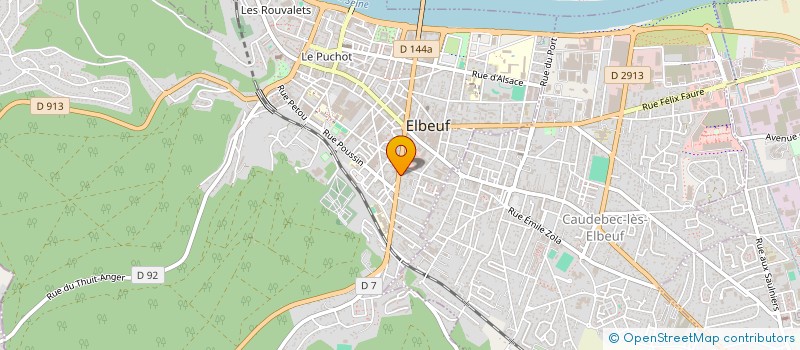localisation de l'entreprise ALLO ECO GAZ à ELBEUF