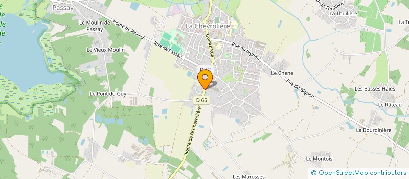 localisation de l'entreprise ALLO ELECTRICITE JEROME MORINIERE  LA CHEVROLIERE