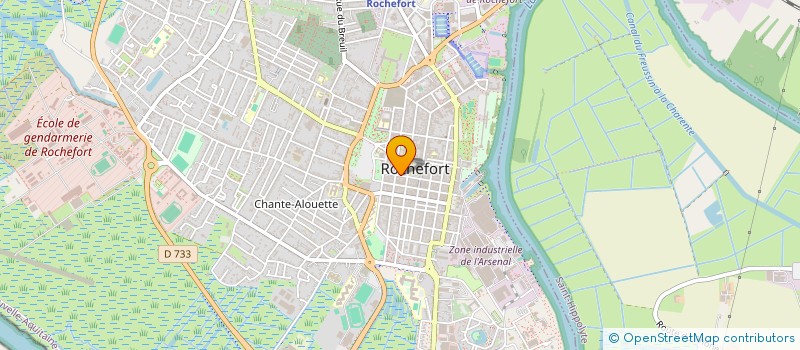 localisation de l'entreprise ALLO FILMS  ROCHEFORT