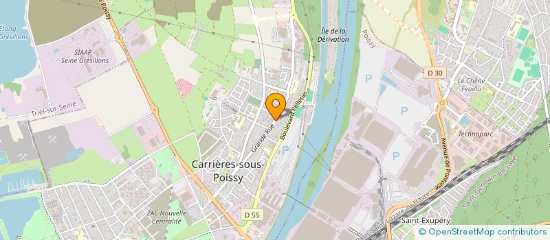 localisation de l'entreprise ALLO FRAICHEUR à VILLENNES-SUR-SEINE