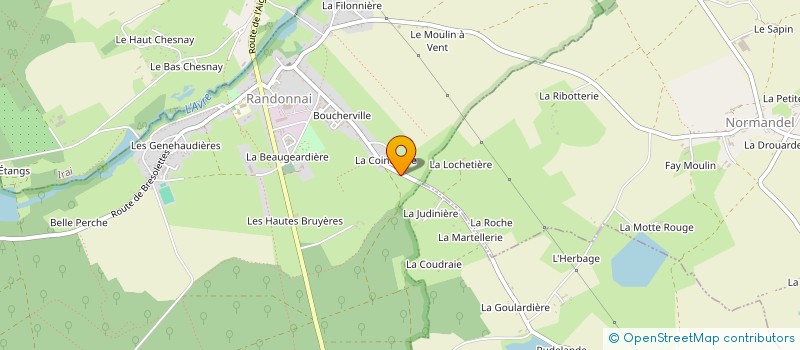 localisation de l'entreprise ALLO FRAMMA EXPRESS  TOUROUVRE AU PERCHE
