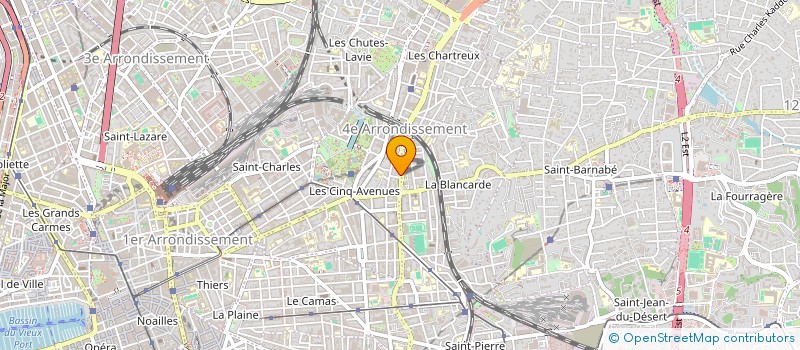 localisation de l'entreprise ALLO FRANGIN à MARSEILLE