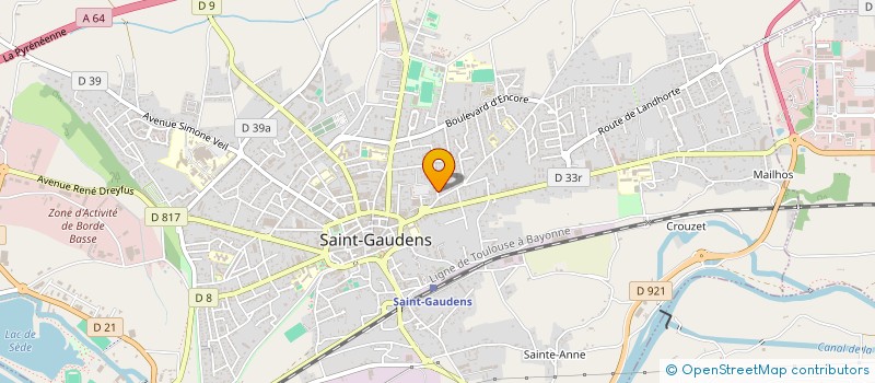 localisation de l'entreprise ALLO FRED TAXI  MONTREJEAU