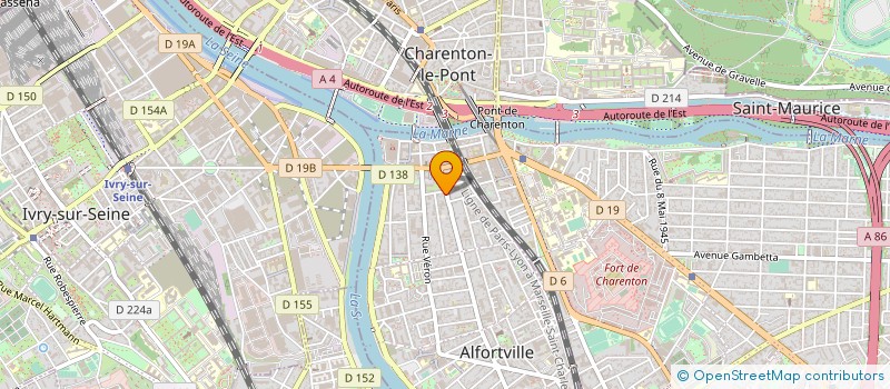 localisation de l'entreprise ALLO FROID CLIM à ALFORTVILLE