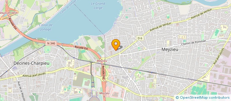 localisation de l'entreprise ALLO GOOD à MEYZIEU