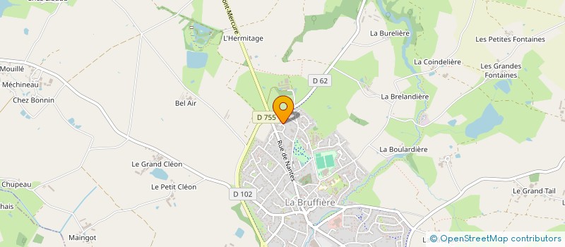 localisation de l'entreprise ALLO GOUTTIERES 85  TREIZE-SEPTIERS