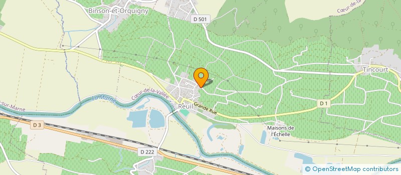 localisation de l'entreprise ALLO HYDRO SERVICE  COEUR-DE-LA-VALLEE