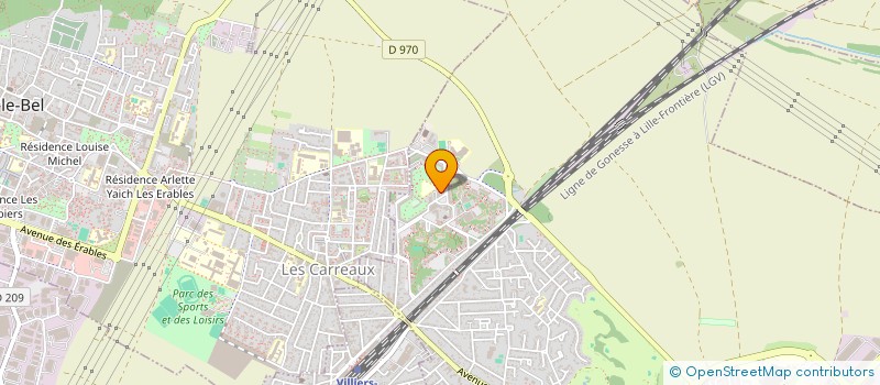 localisation de l'entreprise ALLO JOHNNY à GONESSE