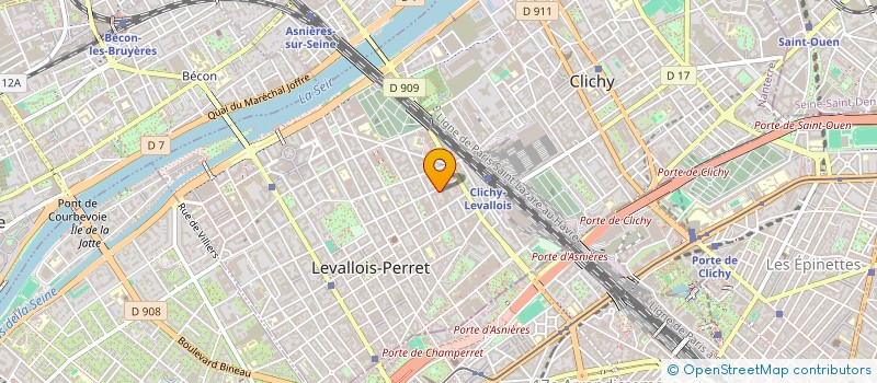 localisation de l'entreprise ALLO JURISTE à LEVALLOIS-PERRET