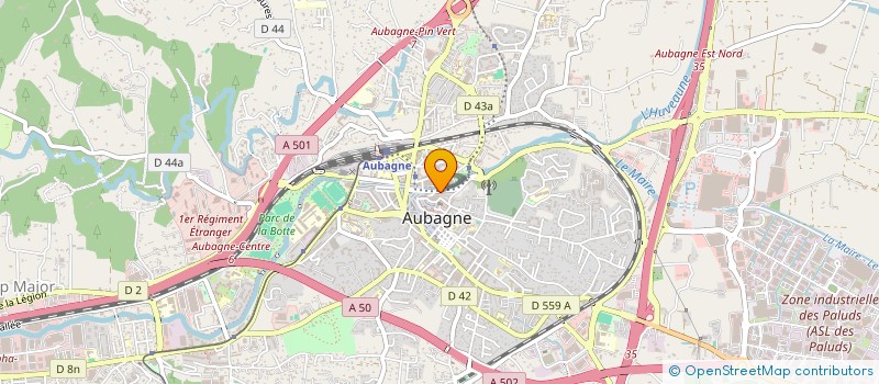 localisation de l'entreprise ALLO KINE BOBO à AUBAGNE