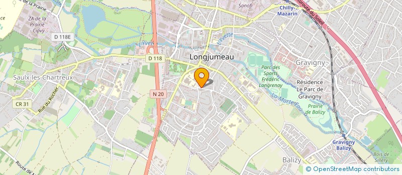 localisation de l'entreprise ALLO LA TERRE MULTISERVICES à LONGJUMEAU