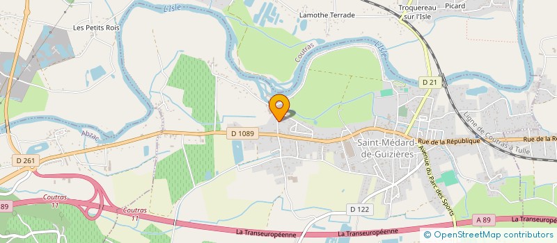 localisation de l'entreprise ALLO LAINE à SAINT-MEDARD-DE-GUIZIERES