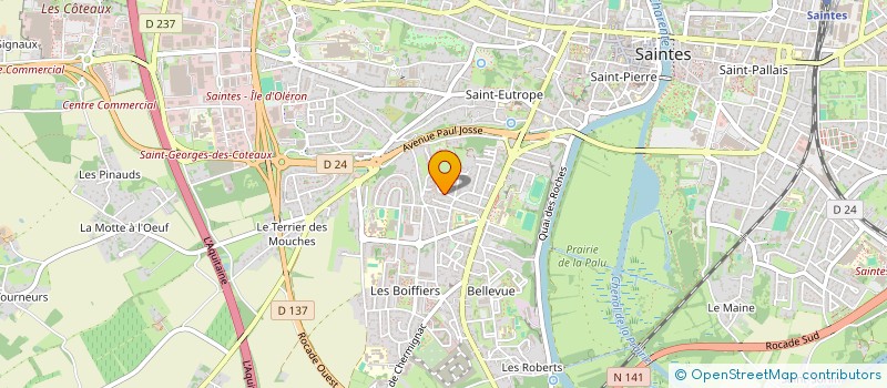 localisation de l'entreprise ALLO LAURENT DAUPIN  SAINTES