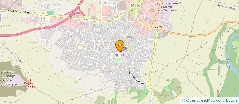 localisation de l'entreprise ALLO LE CREST TAXI  LEMPDES