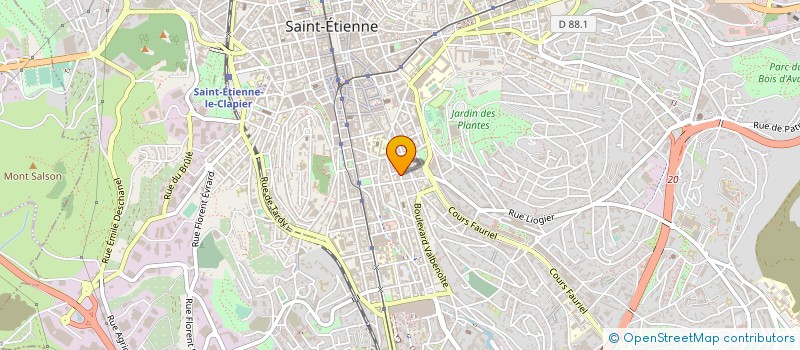 localisation de l'entreprise ALLO LIVRAISON EXPRESS 42 à SAINT-ETIENNE