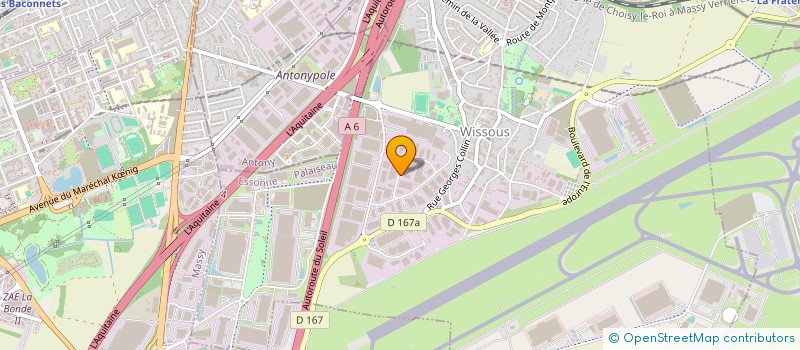 localisation de l'entreprise ALLO LOC  WISSOUS