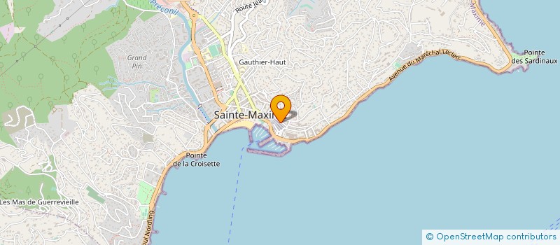 localisation de l'entreprise ALLO MAISON BOBO à SAINTE-MAXIME