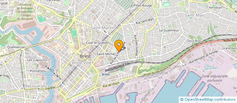 localisation de l'entreprise ALLO MALTRAITANCE DU FINISTERE à BREST