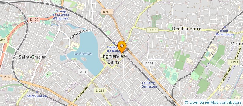 localisation de l'entreprise ALLO MAMAN DEPANNAGE à ENGHIEN-LES-BAINS