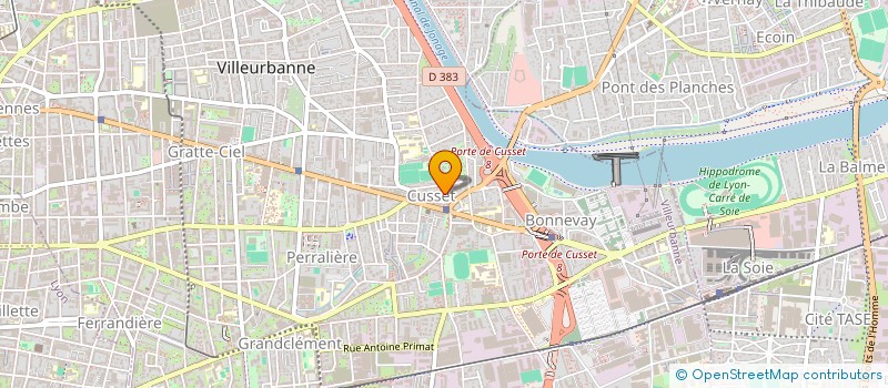 localisation de l'entreprise ALLO MOINS CHER  VILLEURBANNE