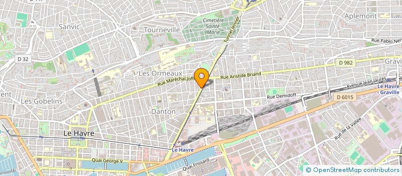 localisation de l'entreprise ALLO MONDE à LE HAVRE