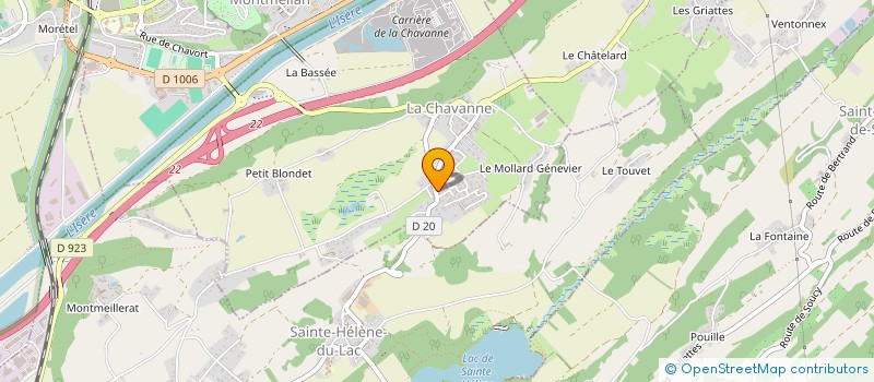 localisation de l'entreprise ALLO MONTMELIAN TAXIS  LA CHAVANNE