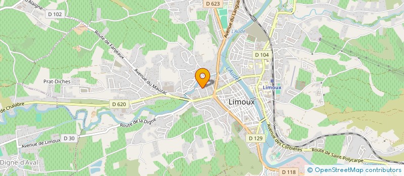 localisation de l'entreprise ALLO MOUSTACHE à LIMOUX